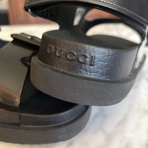 GUCCI Women's Sandal With Mini Double G | Size 37 = 7 US - Picture 8 of 16